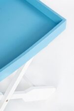 Masă Pliantă Gozzo Alb/Bleu L – imagine 2