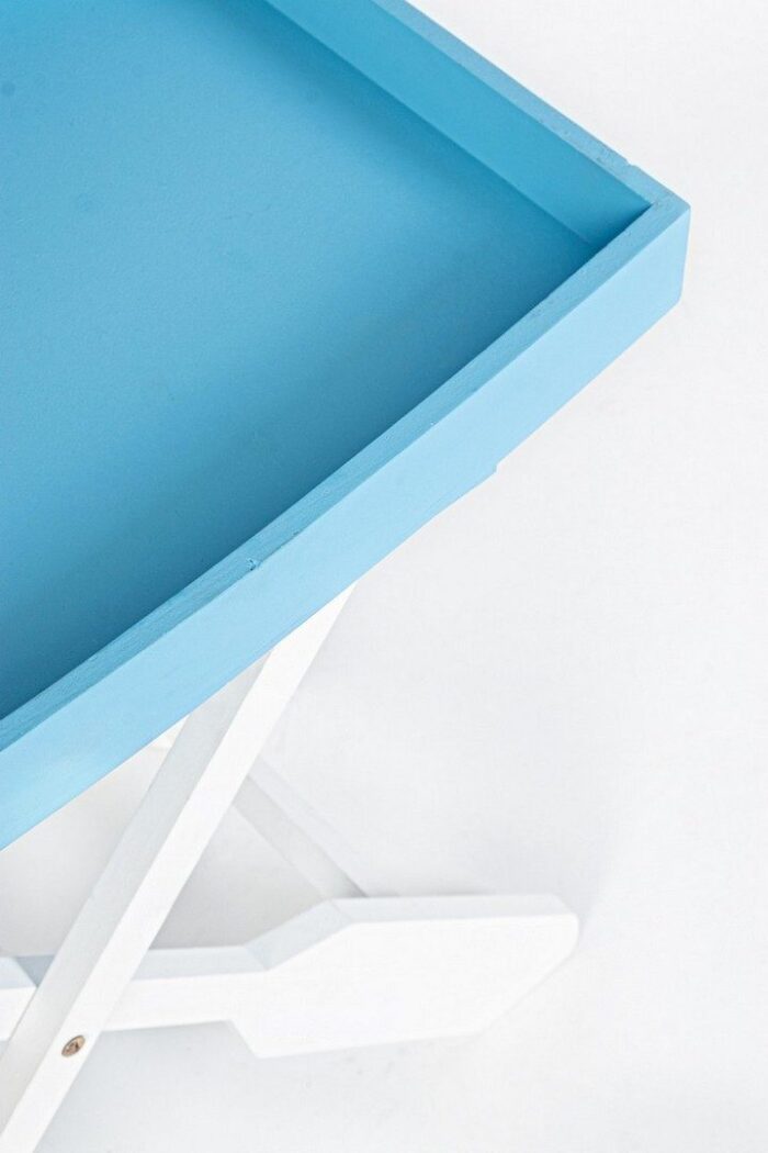 Masă Pliantă Gozzo Alb/Bleu L – imagine 2