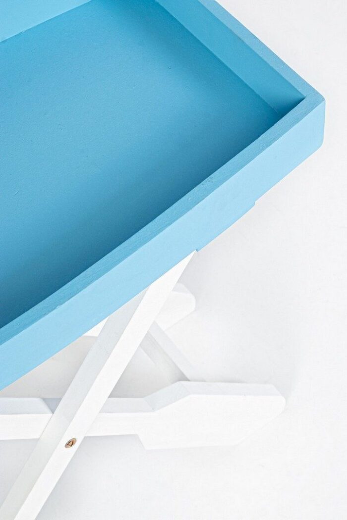 Masă Pliantă Gozzo Alb/Bleu M – imagine 2