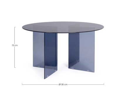 Masă Rotundă Iride Fumuriu Ø130 – imagine 2
