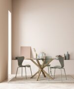 Masă Rotundă May Picior Natur Ø114 – imagine 5