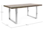 Masă Stanton 180x90 Cu Sticlă – imagine 2