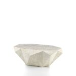 Măsuță de cafea Diamond Medium din piatră fosilă – imagine 2
