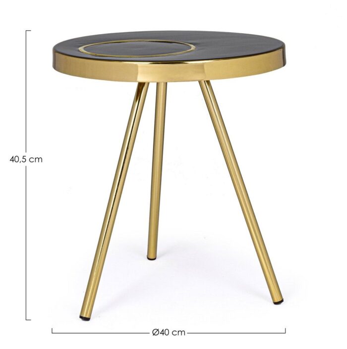 Măsuță De Cafea Kesar Negru Ø40