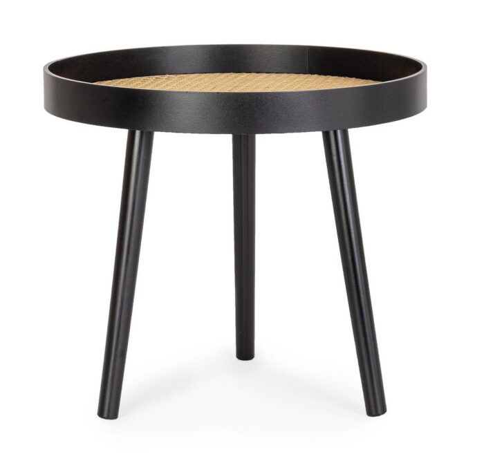 Măsuță De Cafea Rotundă Josine Negru Ø50