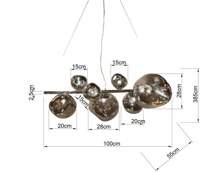 PENDUL BURBUJA 150 CM