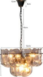 LAMPĂ SUSPENDATĂ CALICE Ø52CM
