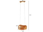 LUSTRĂ CLOUD BEAM DOUBLE BRONCE 50 CM