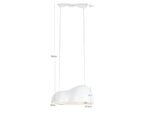 LUSTRĂ CLOUD BEAM DOUBLE ARGINTIE 70 CM
