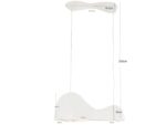 LUSTRĂ CLOUD BEAM DOUBLE ALBĂ 100 CM