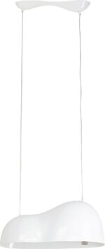 LUSTRĂ CLOUD BEAM DOUBLE ALBĂ 70 CM