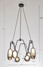LUSTRĂ COLUMBO CHAIN Ø58CM