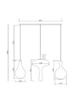 PENDUL GOCCIA 30 CM