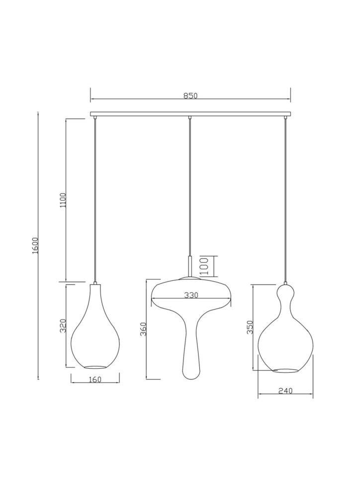 PENDUL GOCCIA 30 CM