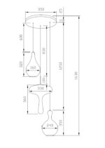 PENDUL GOCCIA ⌀45 CM