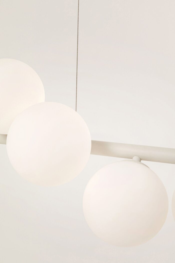 LUSTRĂ SCALA BALLS MILKY GREJ 150 CM