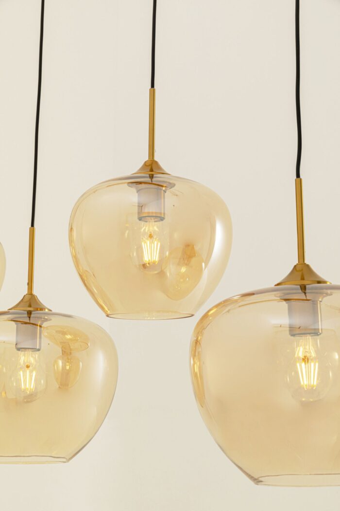 LUSTRĂ SPHERE AMBER FIVE 160 CM