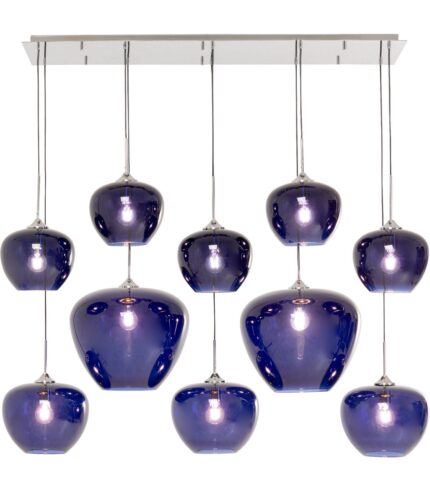 LUSTRĂ SPHERE NIGHT ALBASTRU TEN 160 CM