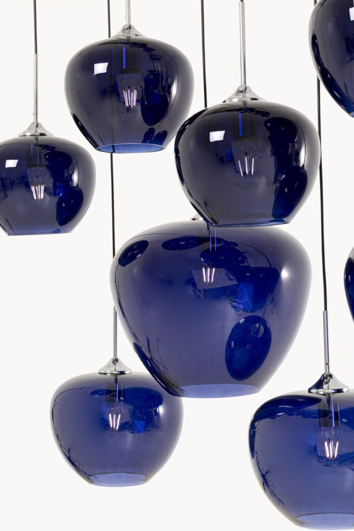 LUSTRĂ SPHERE NIGHT ALBASTRU TEN 160 CM