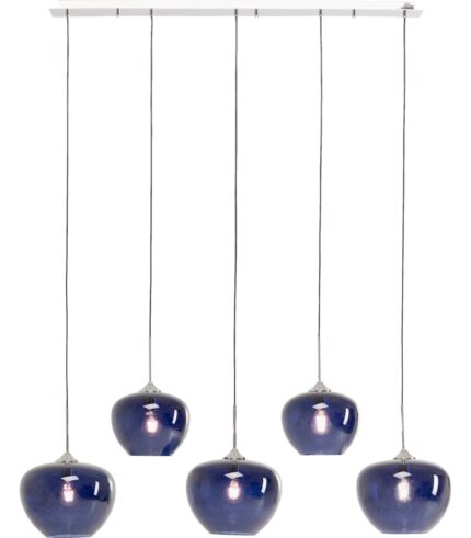 LUSTRĂ SPHERE NIGHT ALBASTRU FIVE 160 CM