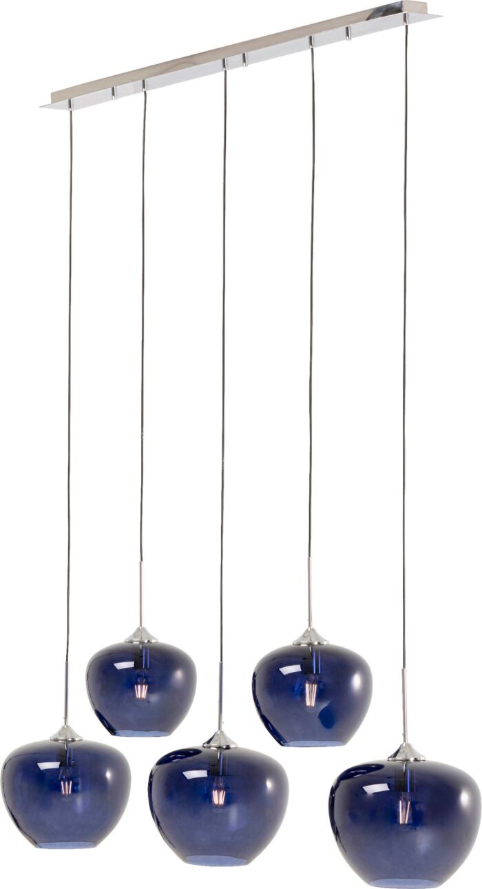 LUSTRĂ SPHERE NIGHT ALBASTRU FIVE 160 CM