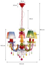 LUSTRĂ STARLIGHT SHADE 5-BRATE