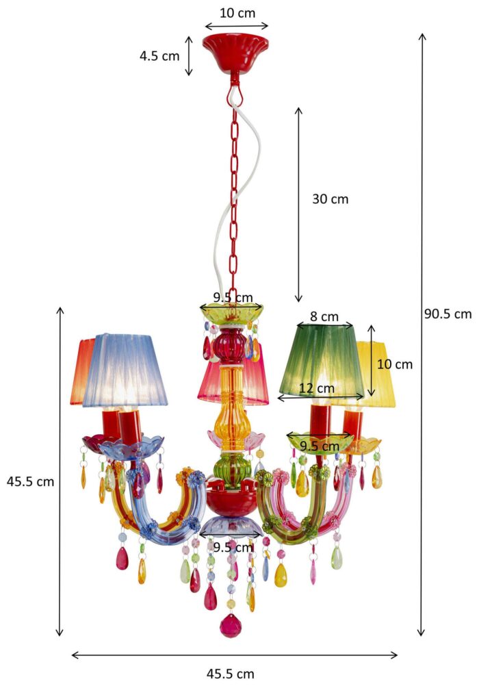 LUSTRĂ STARLIGHT SHADE 5-BRATE