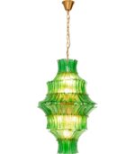 LUSTRĂ VENEZIA DOUBLE VERDE Ø53CM