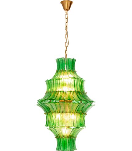 LUSTRĂ VENEZIA DOUBLE VERDE Ø53CM