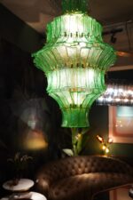 LUSTRĂ VENEZIA DOUBLE VERDE Ø53CM