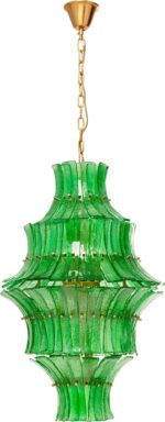LUSTRĂ VENEZIA DOUBLE VERDE Ø53CM