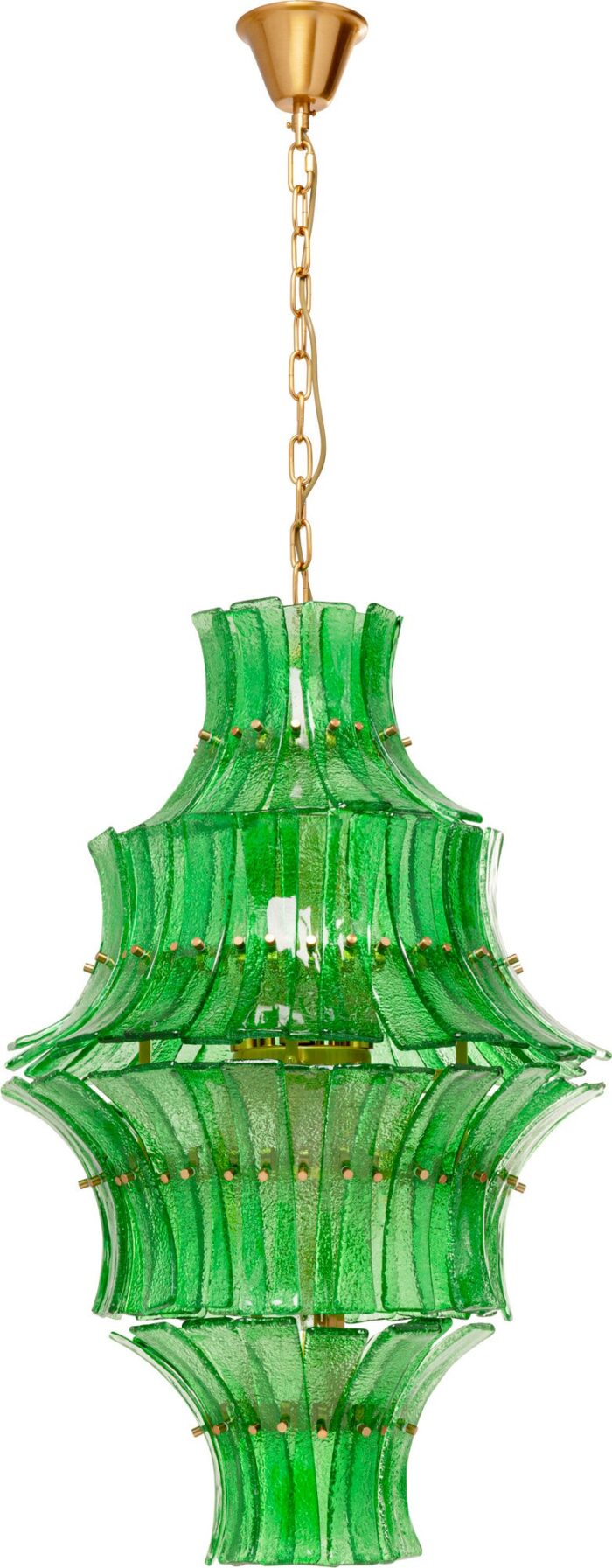 LUSTRĂ VENEZIA DOUBLE VERDE Ø53CM