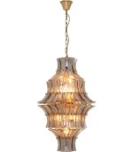 LUSTRĂ VENEZIA DOUBLE SMOKE Ø53CM