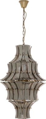 LUSTRĂ VENEZIA DOUBLE SMOKE Ø53CM