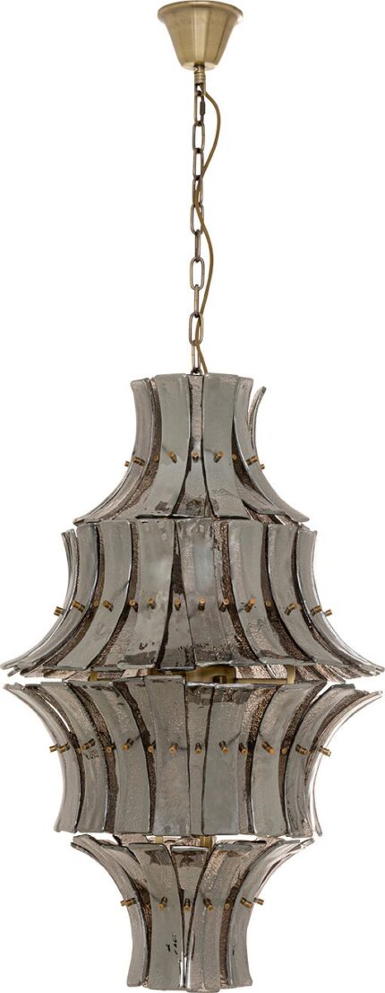LUSTRĂ VENEZIA DOUBLE SMOKE Ø53CM