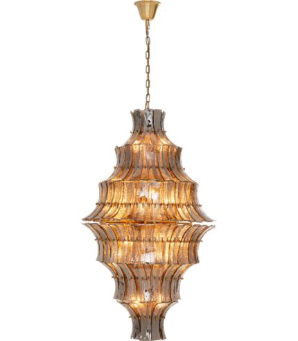 LUSTRĂ VENEZIA DOUBLE SMOKE Ø71CM