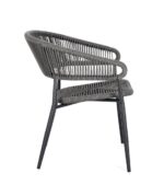 Scaun Algaida Antracit/Gri cu Cotiere