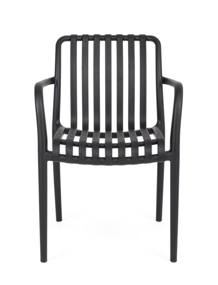 Scaun Billie Negru cu Cotiere