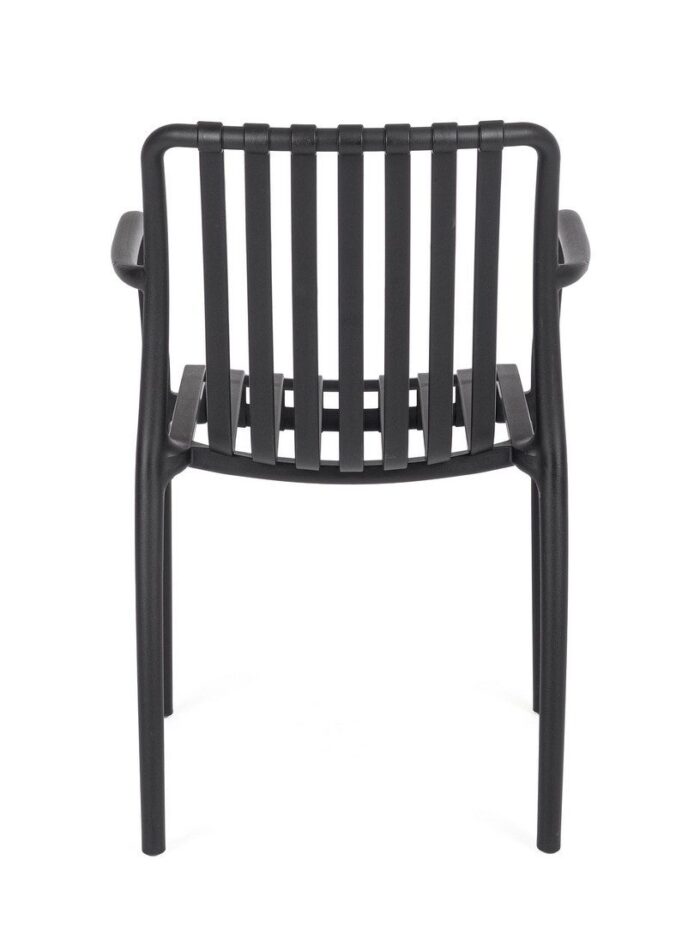 Scaun Billie Negru cu Cotiere
