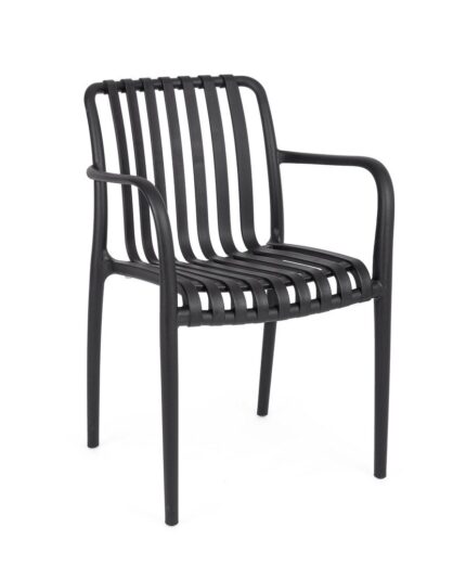 Scaun Billie Negru cu Cotiere