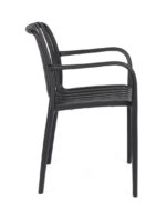 Scaun Billie Negru cu Cotiere