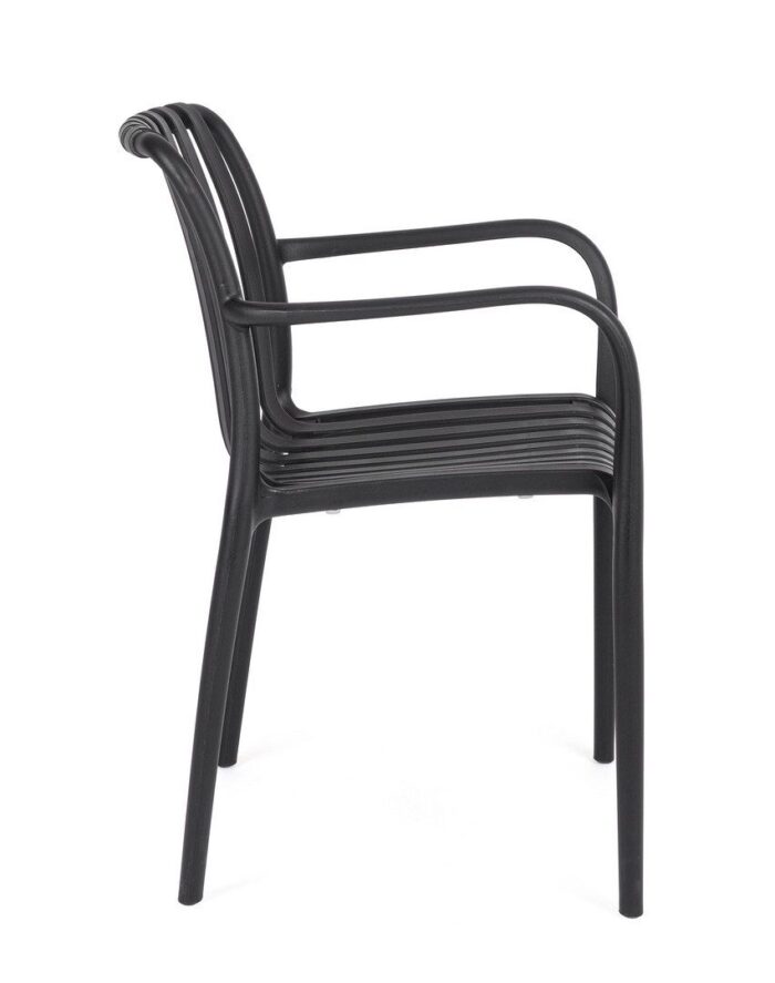 Scaun Billie Negru cu Cotiere