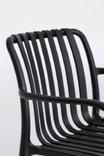 Scaun Billie Negru cu Cotiere