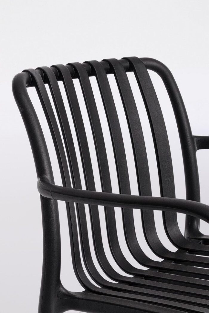 Scaun Billie Negru cu Cotiere