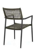 Scaun Caleta Antracit/Verde cu Cotiere