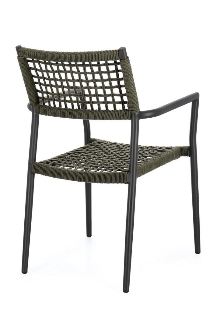 Scaun Caleta Antracit/Verde cu Cotiere