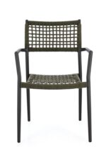 Scaun Caleta Antracit/Verde cu Cotiere