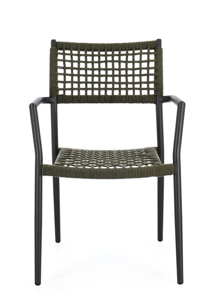 Scaun Caleta Antracit/Verde cu Cotiere