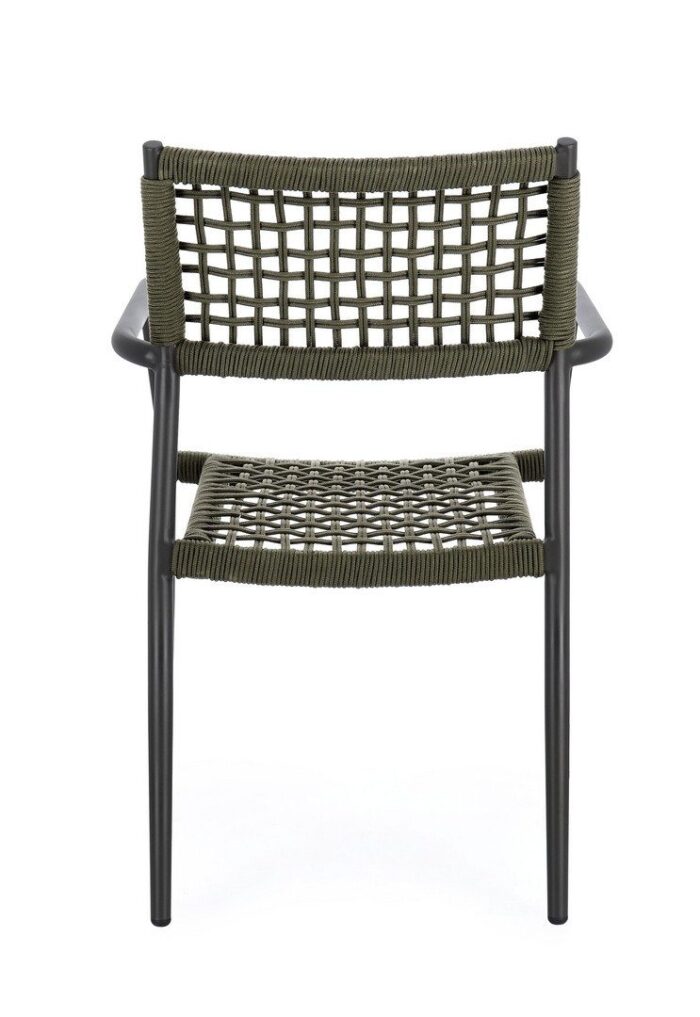 Scaun Caleta Antracit/Verde cu Cotiere
