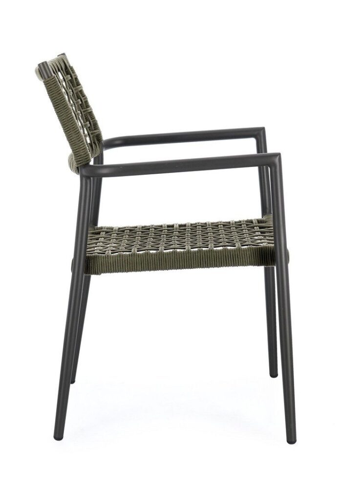 Scaun Caleta Antracit/Verde cu Cotiere